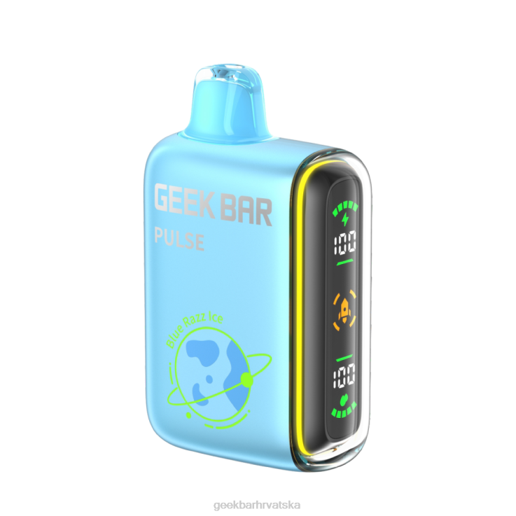 Geek Bar Nikotin | Geek Bar Pulse Vape za jednokratnu upotrebu od 15k 4604245 plavi razz led