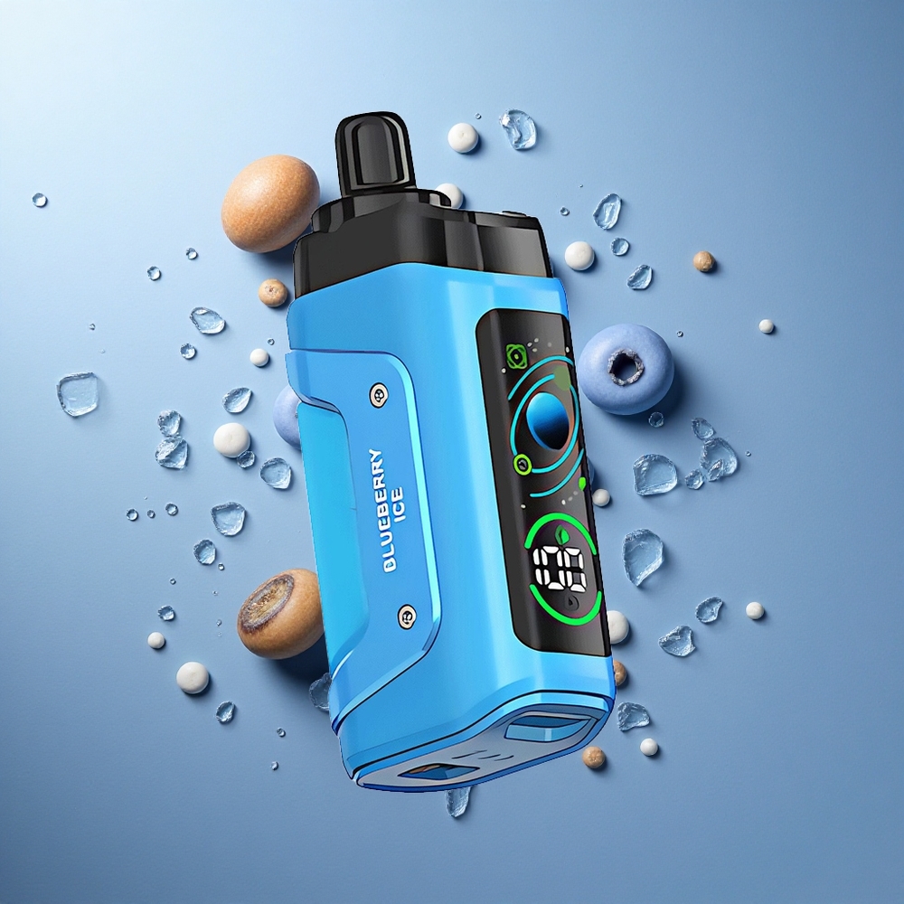 Razz Bar 45000 Puffs Jednokratna Vape Borovnica Led s 1.0 Ohm Mesh Zavojnicom i Podesivim Protokom Zraka