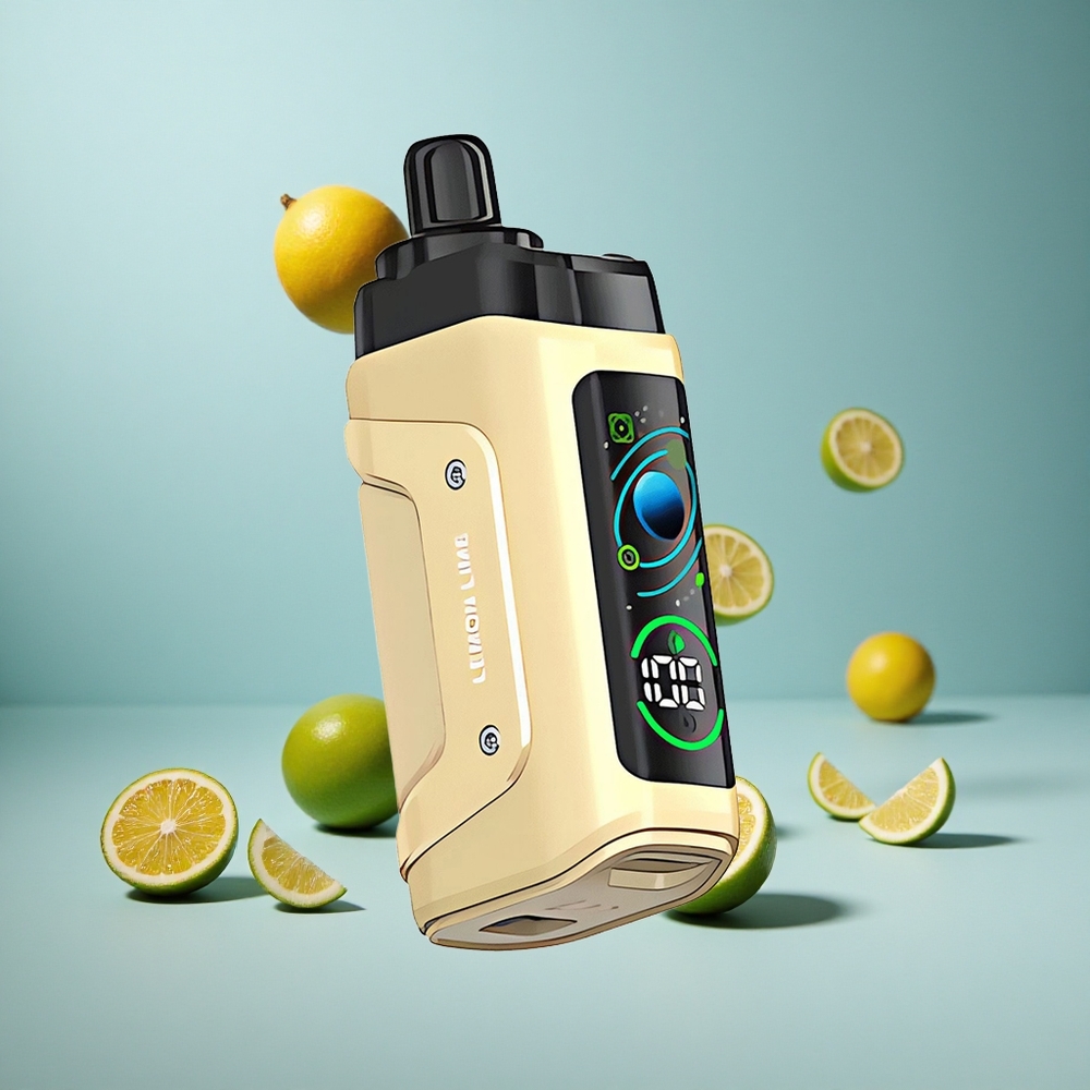 Razz Bar 45000 Puffs Jednokratna Vape Limeta Lima s Podesivim Protokom Zraka i 20 mg/ml Jačine Nikotina