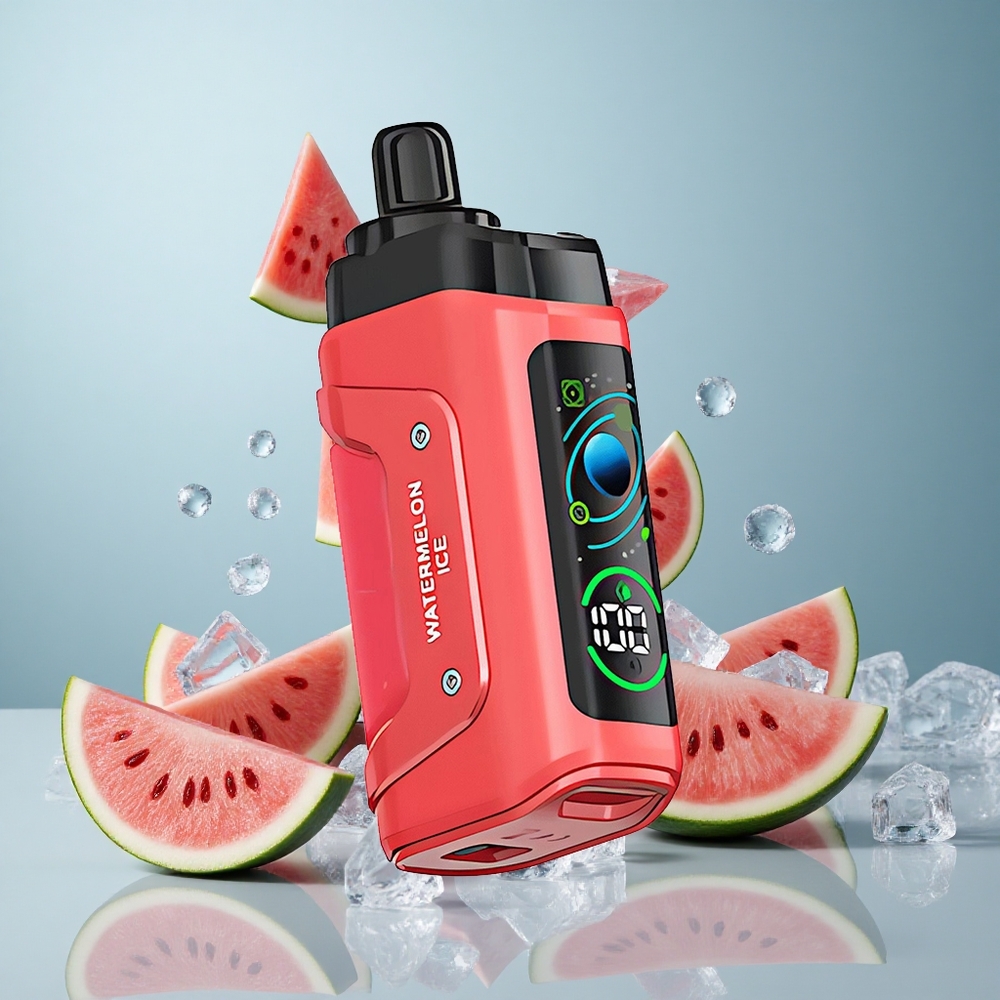 Razz Bar 45000 Puffs Jednokratna Vape Lubenica Led s 1.0 Ohm Mesh Zavojnicom i Podesivim Protokom Zraka