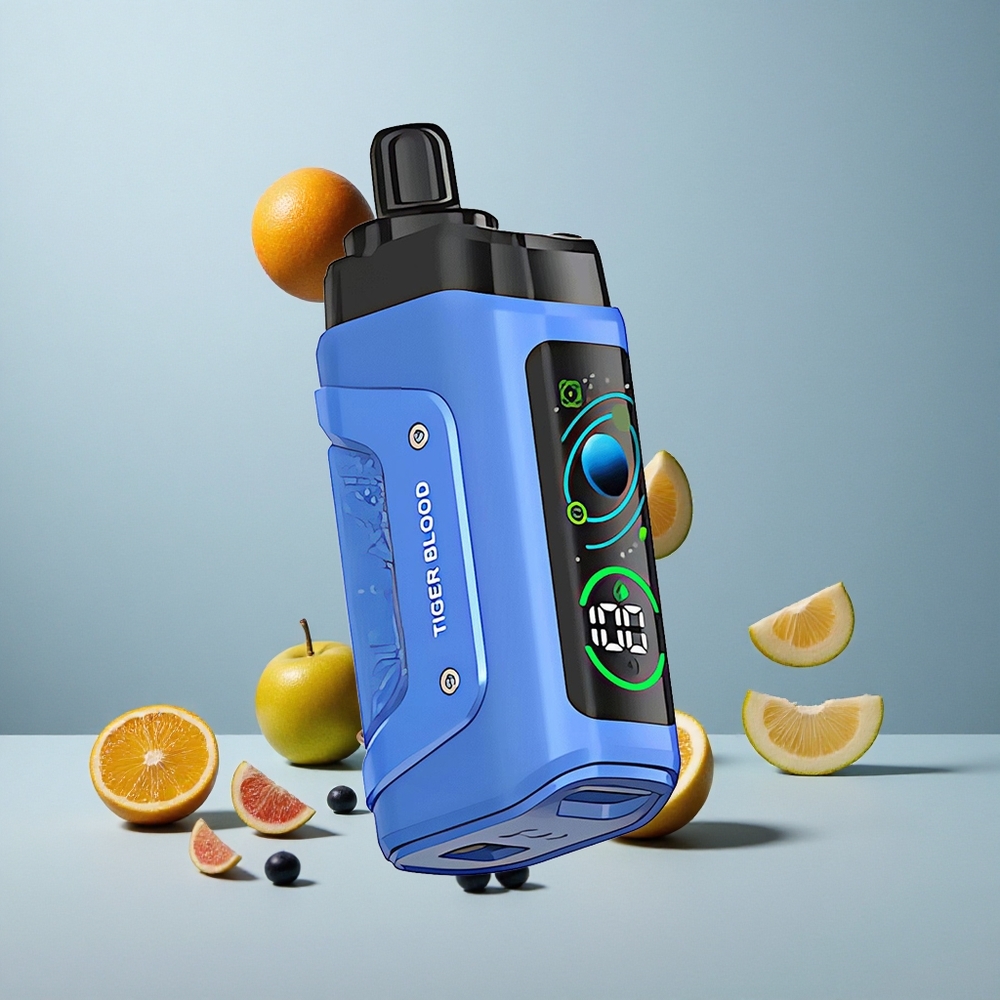 Razz Bar 45000 Puffs Jednokratna Vape Tigrova Krv s 1.0 Ohm Mesh Zavojnicom i Podesivim Protokom Zraka