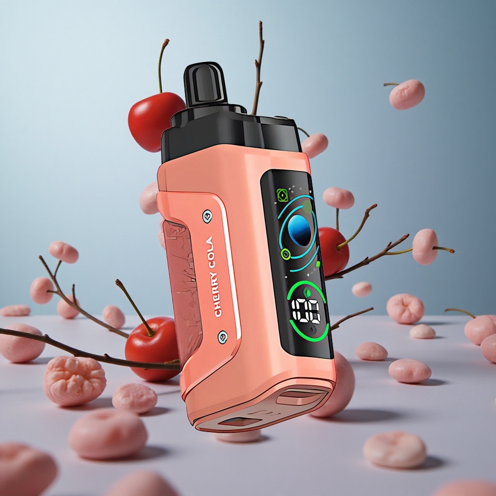 Razz Bar 45000 Puffs Jednokratna Vape Trešnja Kola s 1.0 Ohm Mesh Zavojnicom i Podešavanjem Zraka