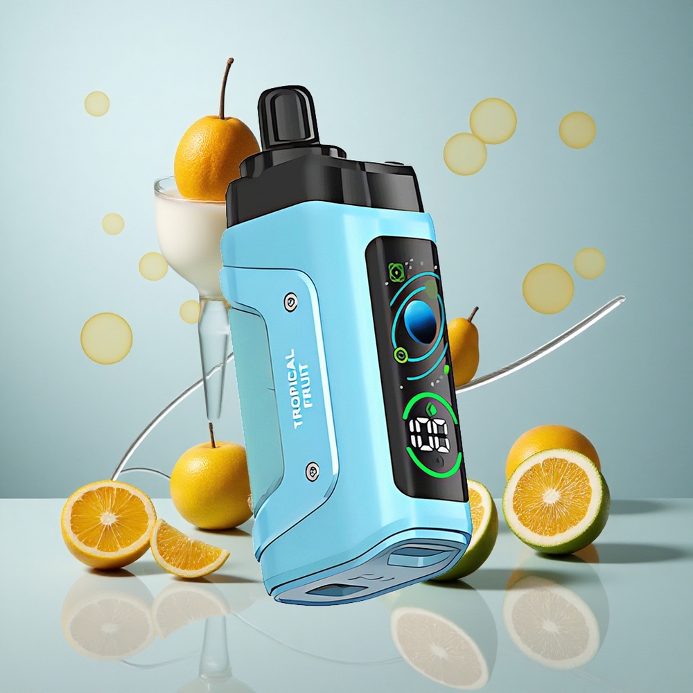 Razz Bar 45000 Puffs Jednokratna Vape Tropsko Voće s 1.0 Ohm Mesh Zavojnicom i Podesivim Protokom Zraka