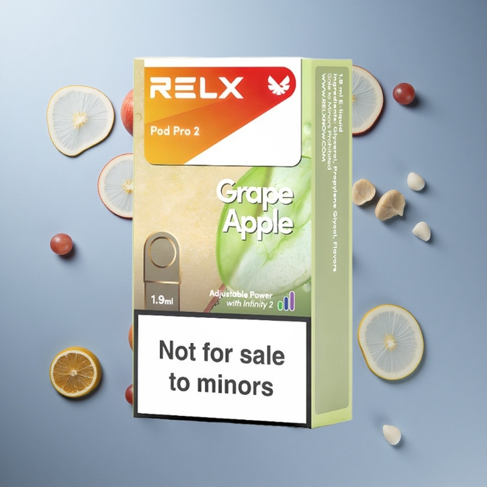 RELX Pod Pro 2 Grožđe Jabuka 0% nikotina 1.9ml