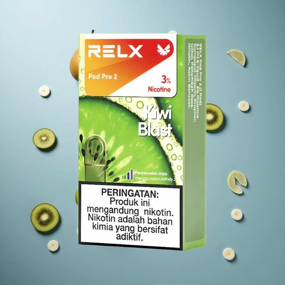 RELX Pod Pro 2 Kiwi Eksplozija 3% Nikotina 600 Pufova