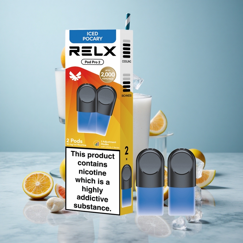 RELX Pod Pro 2 Ledeno piće Pocary 1,8% nikotina & 1,9ml kapacitet