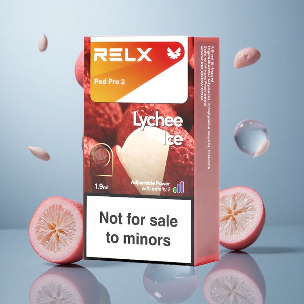 RELX Pod Pro 2 Litchi Ledena 0% nikotina 600 puševa