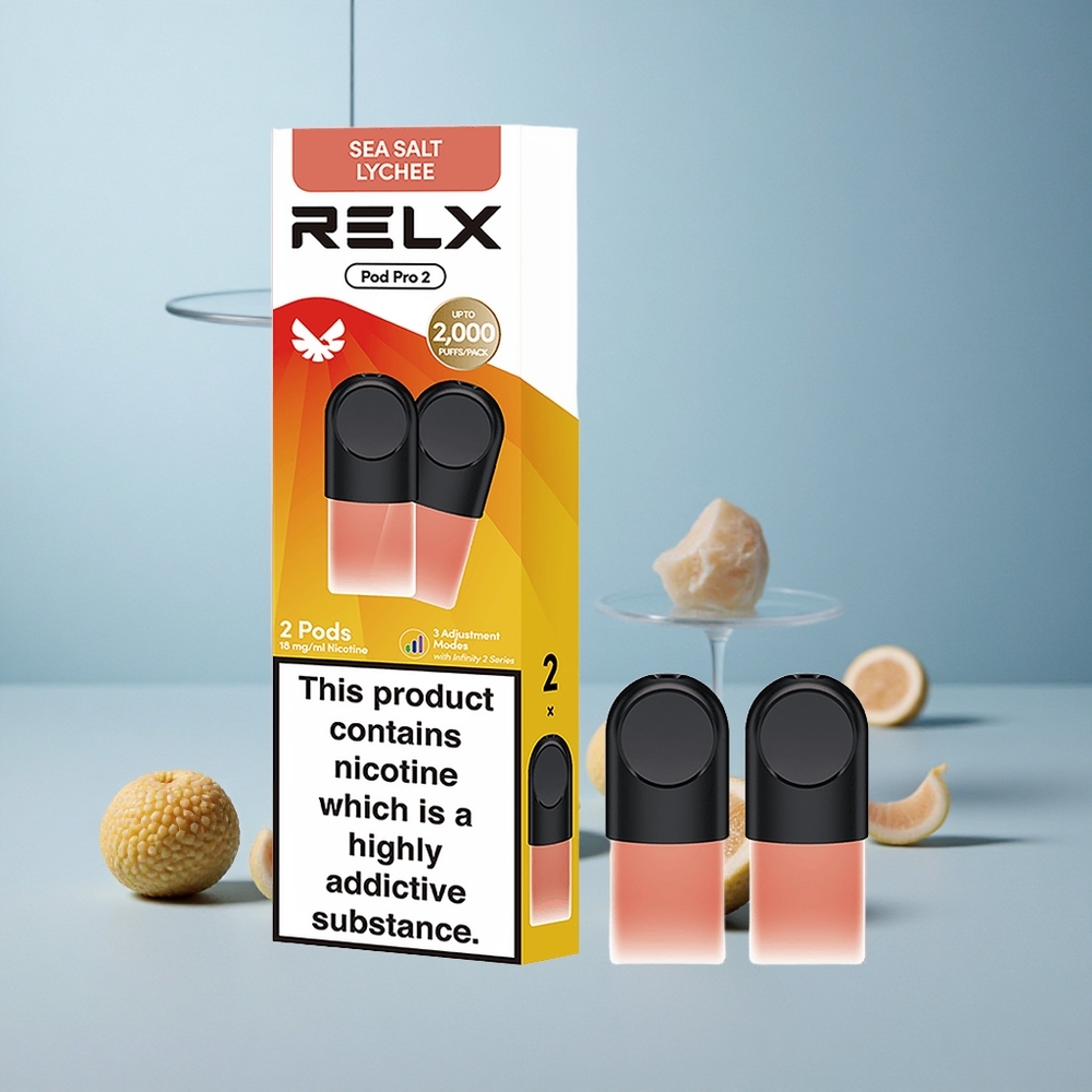 RELX Pod Pro 2 Lychee Morska Sol 1,8% Nikotina 1,9ml Kapacitet