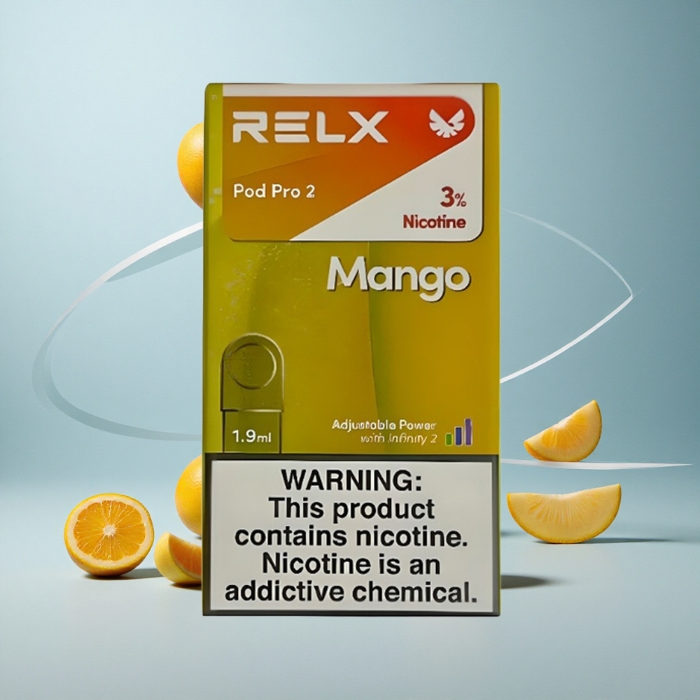 RELX Pod Pro 2 Mangova Ledena s 600 Puffs i 3% nikotina