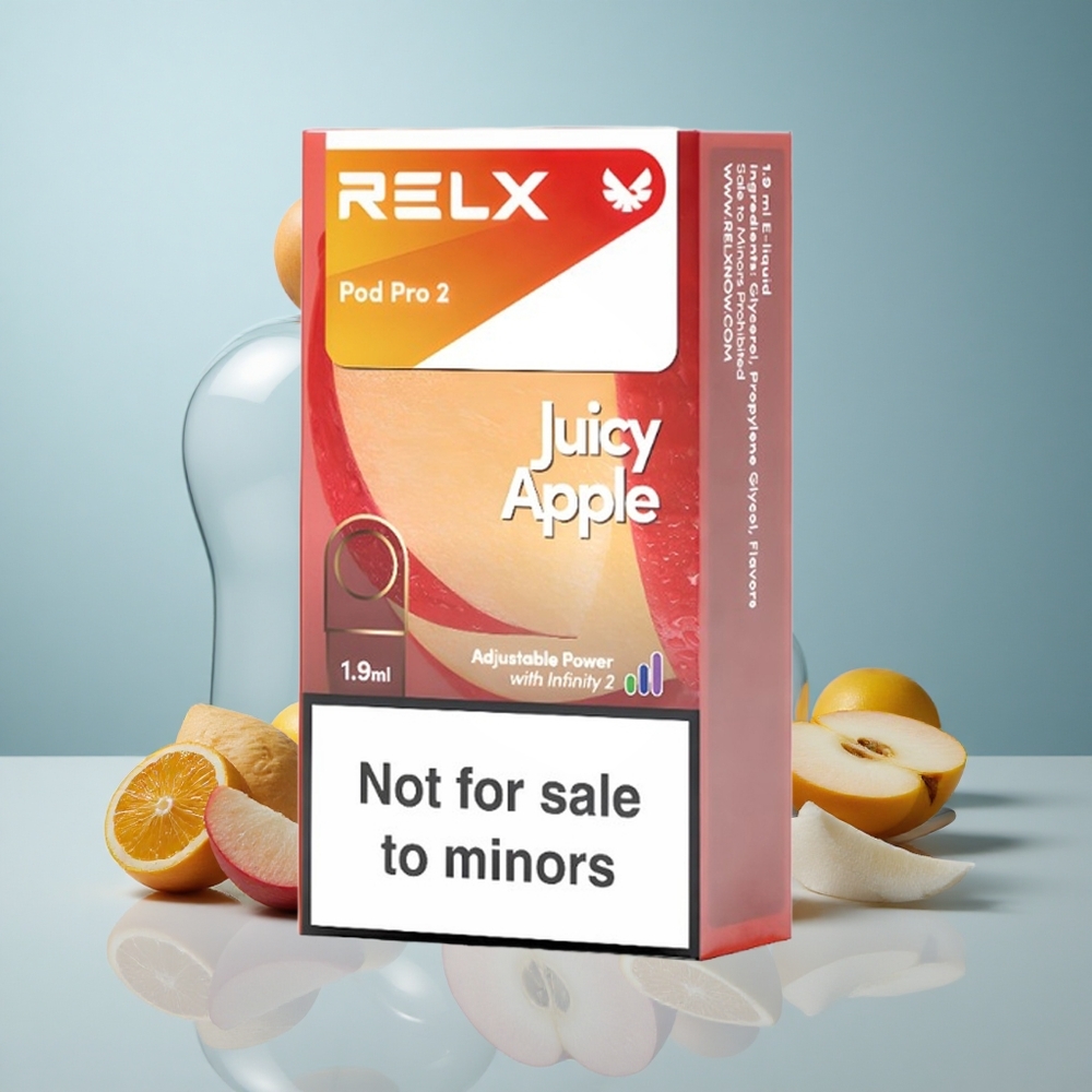 RELX Pod Pro 2 Sok od Jabuke 0% Nikotina 1.9ml
