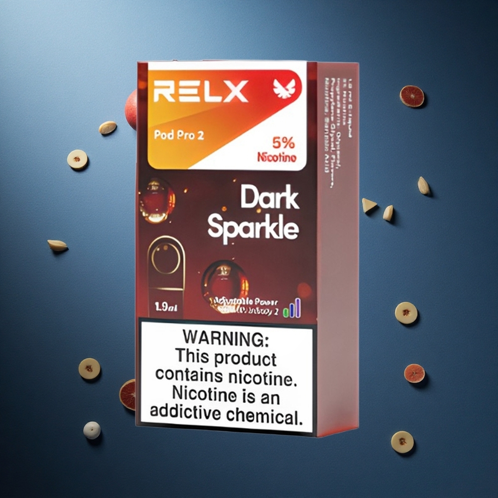 RELX Pod Pro 2 Tamni Sjaj s 5% Nikotina i 600 Dimljenja
