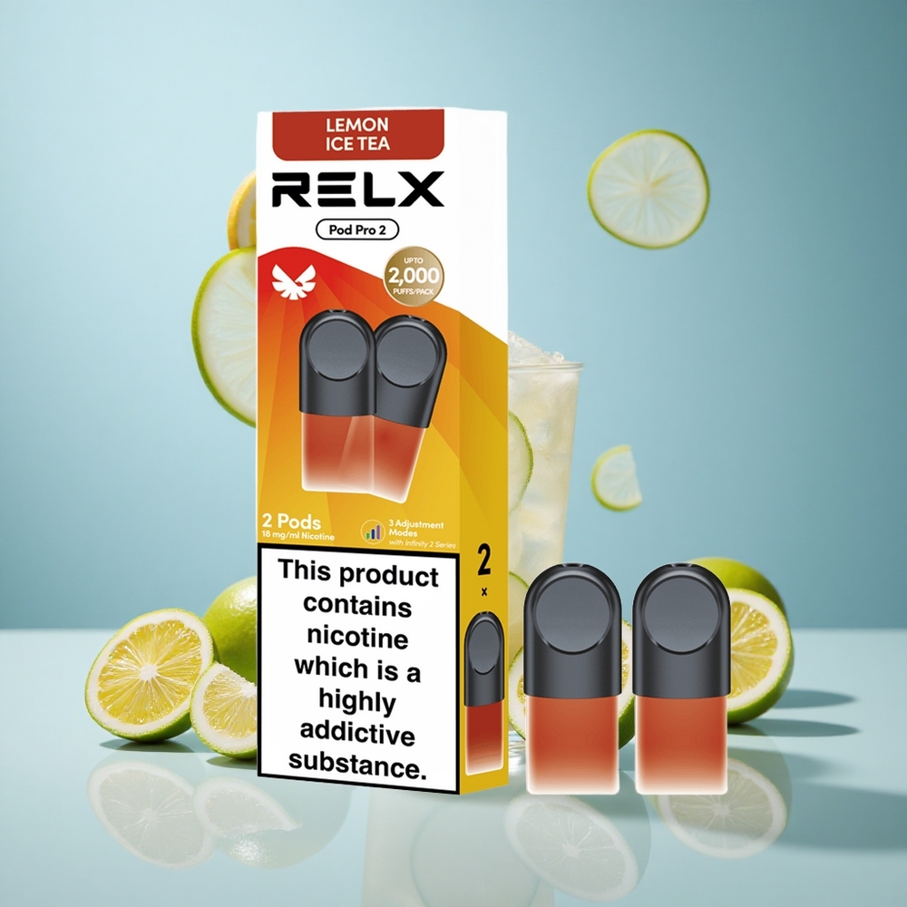 RELX Pod Pro 2 Čaj-Limun Ledeni Čaj s 1,9ml i 600 puševa